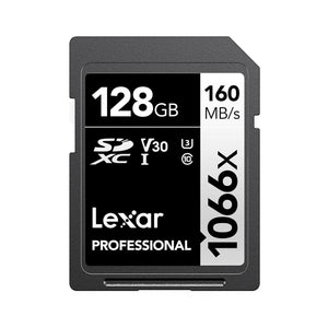 Lexar Professional 1066x SDXC UHS-I 128GB Memory Card (LSD1066128G-BNNNG)