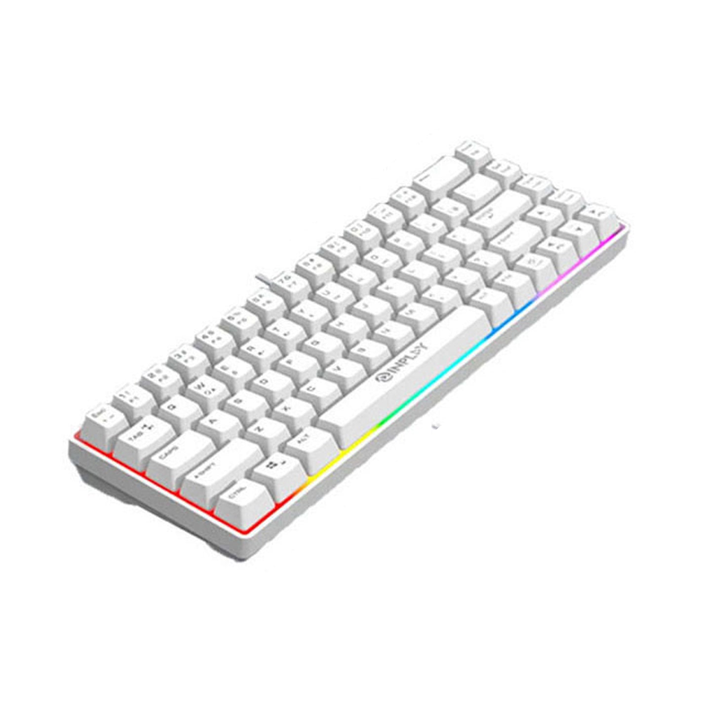 Inplay BK680 White Gaming Keyboard