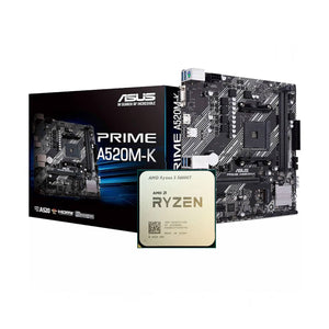 AMD Ryzen 5 5600GT + Asus Prime A520M-K AM4 DDR4 Bundle