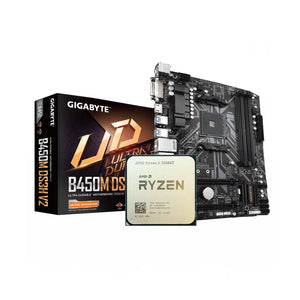 AMD Ryzen 5 5500GT + Gigabyte B450M DS3H V2 AM4 DDR4 (Bundle)