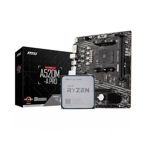 AMD Ryzen 3 3200G + MSI A520M-A Pro AM4 DDR4 Bundle