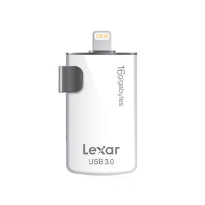 Lexar JumpDrive M20i Lightning USB 3.0 16GB Flash Drive (LJDM20I-16GBBANZ)