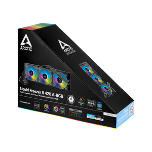 Arctic Liquid Freezer II 420 A-RGB - Multi Compatible All-in-One CPU Water Cooler (ACFRE00109A)