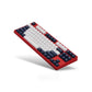 Leopold FC750R PD White Blue Star (Red Case) Cherry MX Silver, TKL (87 Keys) (FC750RV/EWBPD(R))