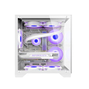 Inplay Seaview S100 White Micro ATX Casing