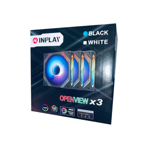 Inplay Openview Tower Black X3 3-in-1 Bundle with RGB Hub