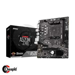 MSI A520M-A PRO Socket AM4 DDR4 Motherboard