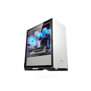 darkFlash DLM22 Hinge-Connected Side Panel White Micro ATX Casing