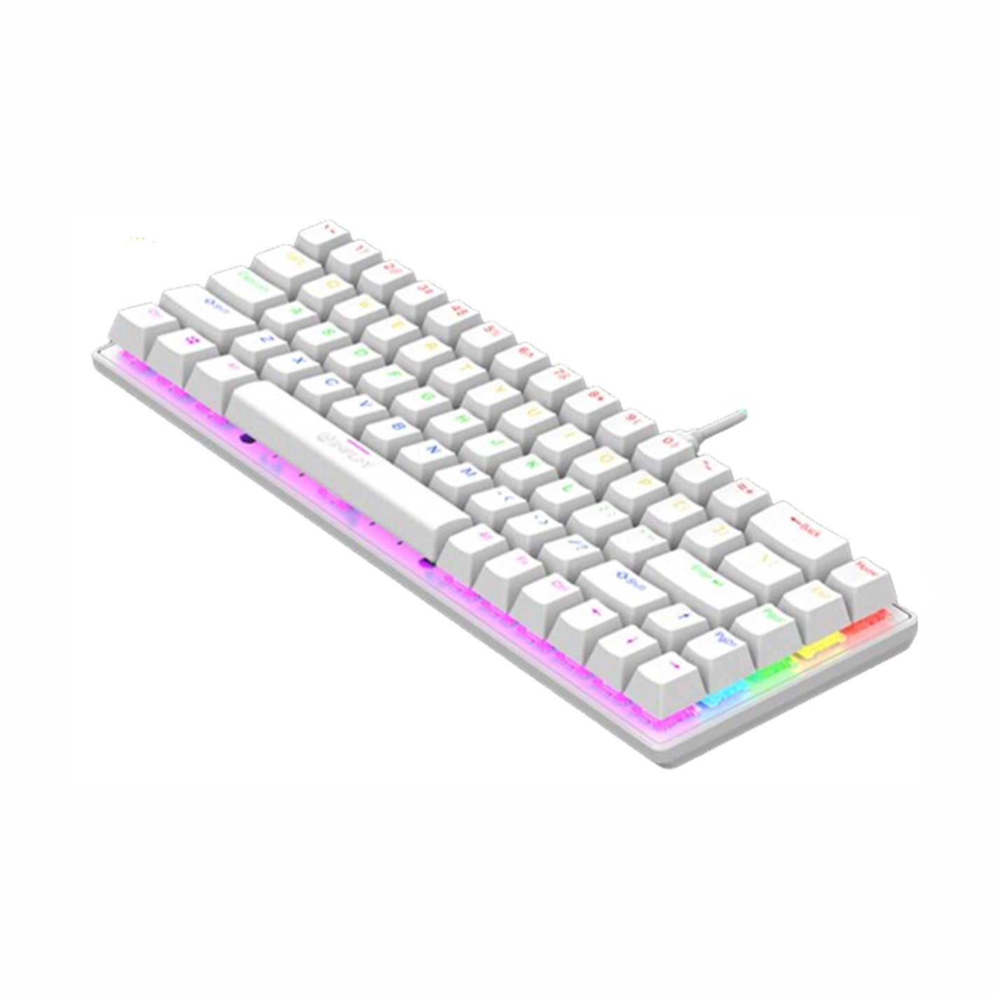 Inplay NK680 RGB Mechanical White USB Keyboard (NK680-W)