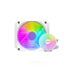 darkFlash Radiant DC120 White Liquid CPU Cooler