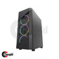 darkFlash Pollux Tempered Glass ATX Black Casing