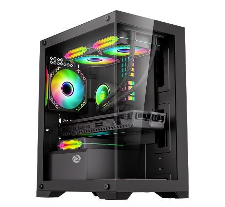 Inplay Openview V100 Black Micro ATX Casing