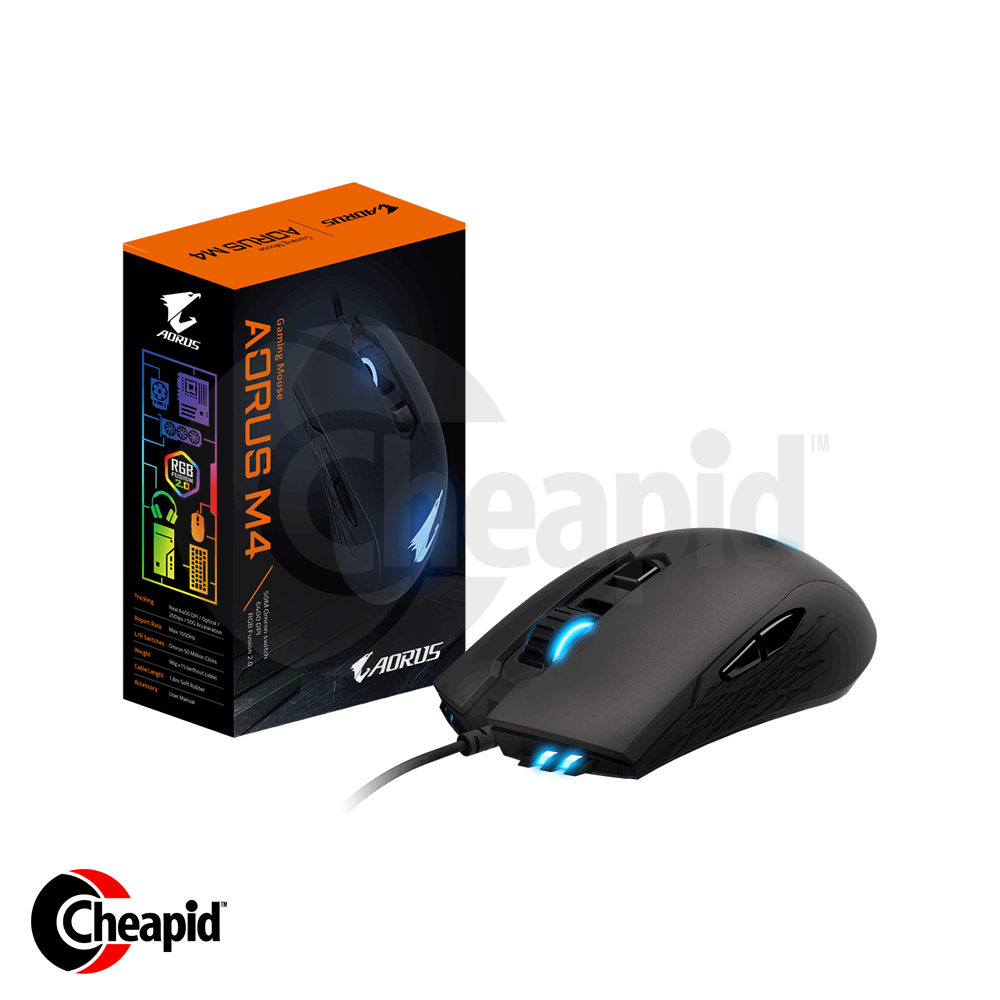 Gigabyte Aorus M4 RGB USB Gaming Mouse (GP-AORUS-M4)